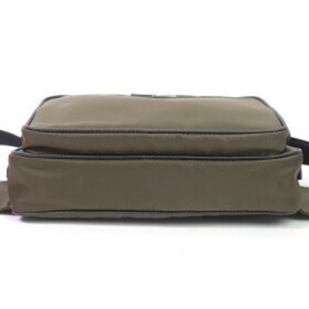 Prada Bag Mimetic Leather Khaki Saffiano Tessuto RE Green Triangle Belt BELTBAG - Picture 7 of 7